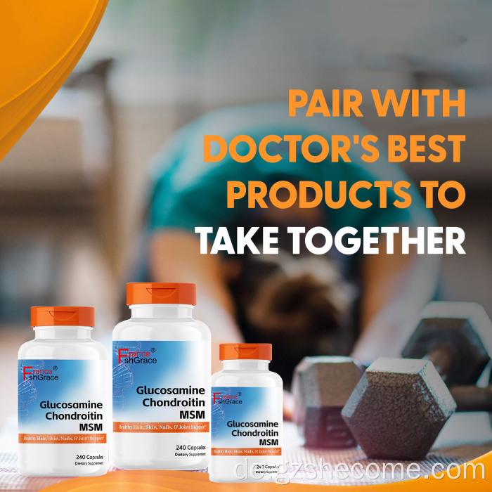 Glucosamin -Chondroitin -Joint -Unterstützung MSM -Kapseln für Männer